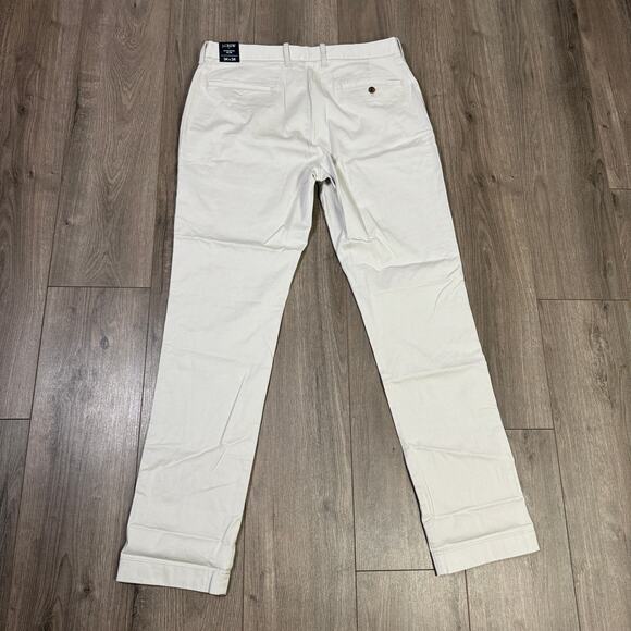 J.Crew Flex Athletic Slim-Fit Chino Pant Mens 34x34 Stone Stretch Button Zip fly - Picture 6 of 8
